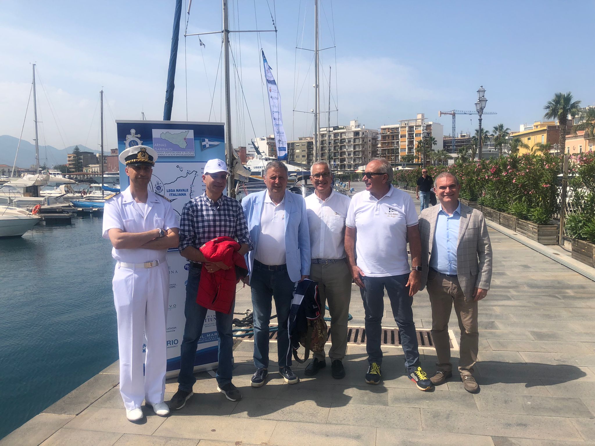 “Vela e salute”, tappa a Milazzo per la campagna socio-solidale della Lega Navale Italiana